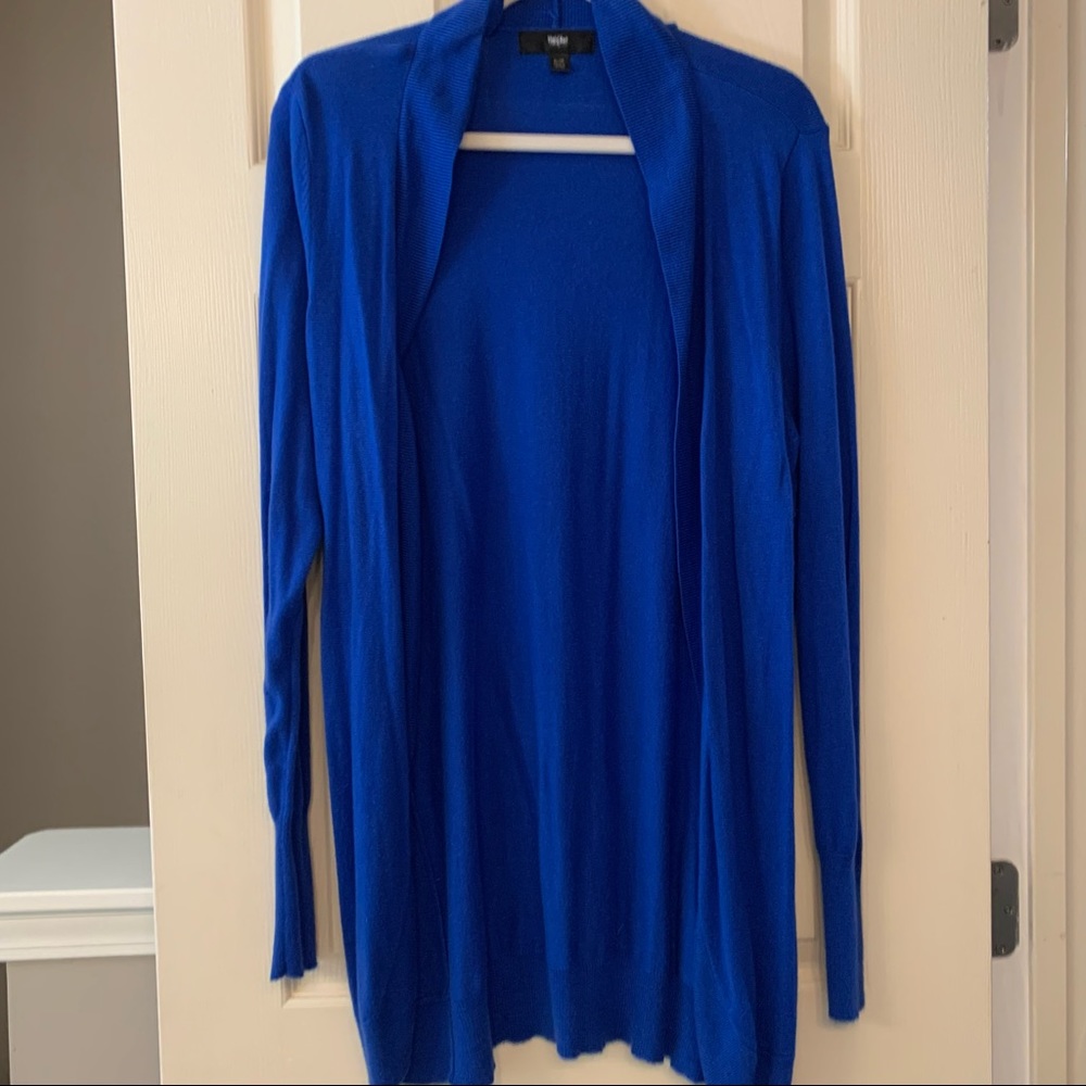 Royal Blue Long Cardigan